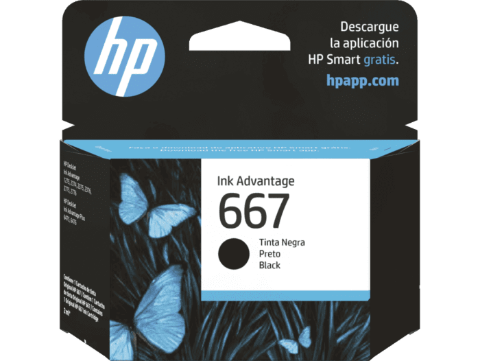 Tinta HP 3YM79AL 667 negro (2375/2775)