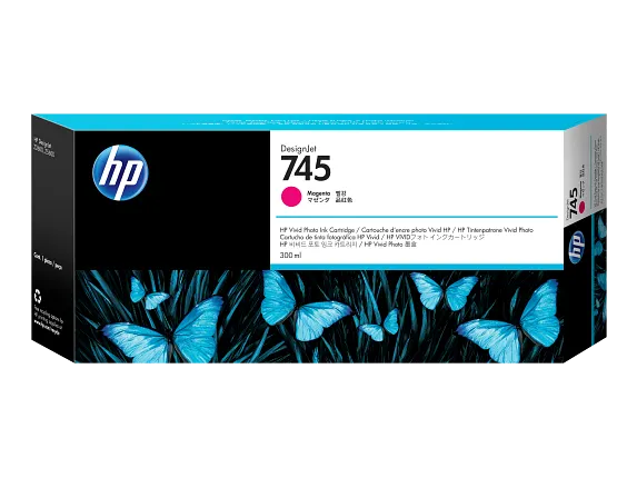Tinta HP 745 F9K01A magenta 300 ml