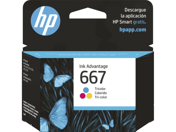 Tinta HP 3YM78AL 667 color (2375/2775)