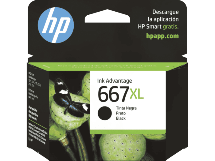 Tinta HP 3YM81AL 667XL negro (2375/2775)