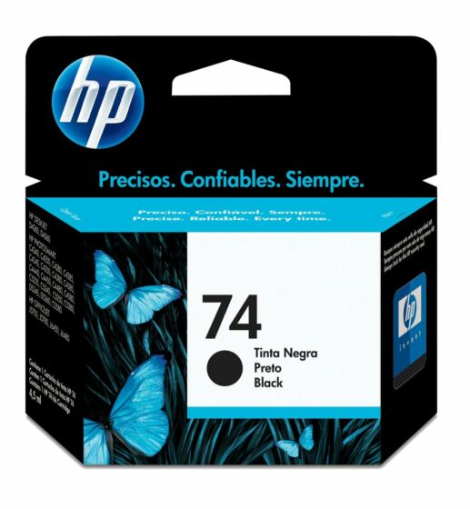 Tinta HP CB335WL 74 negro