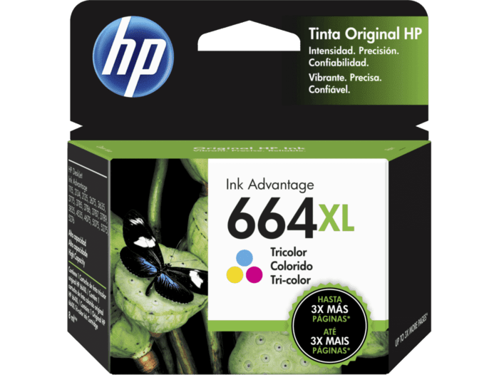 Tinta HP F6V30AL 664XL Color