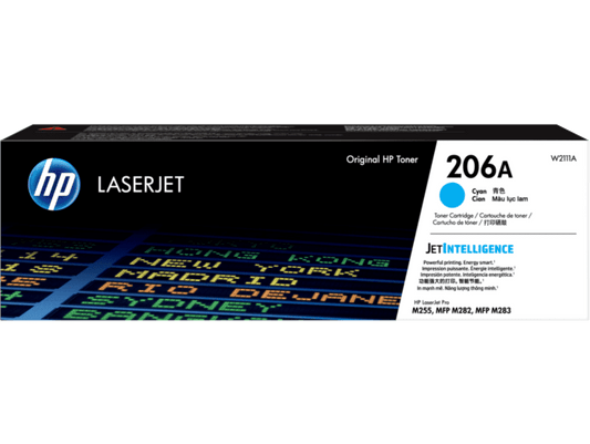 Toner HP W2111A (206A) M283FDW cyan
