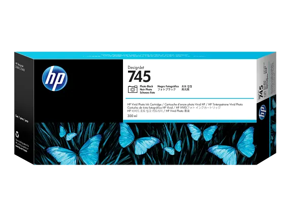 Tinta HP 745 F9K04A negro photo 300 ml