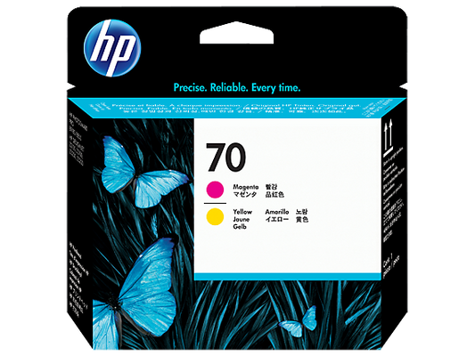 Tinta HP C9406A 70 magenta y yellow