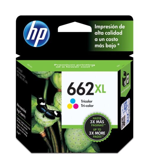 Tinta HP CZ106AL 662XL Color