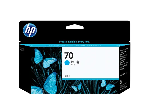 Tinta HP C9452A 70 cyan 130 ml