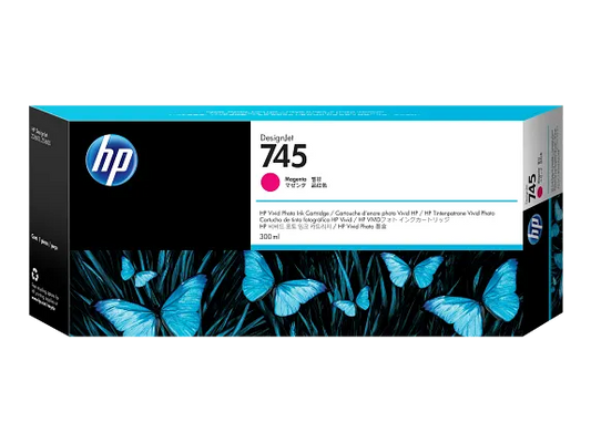 Tinta HP 745 F9K01A magenta 300 ml