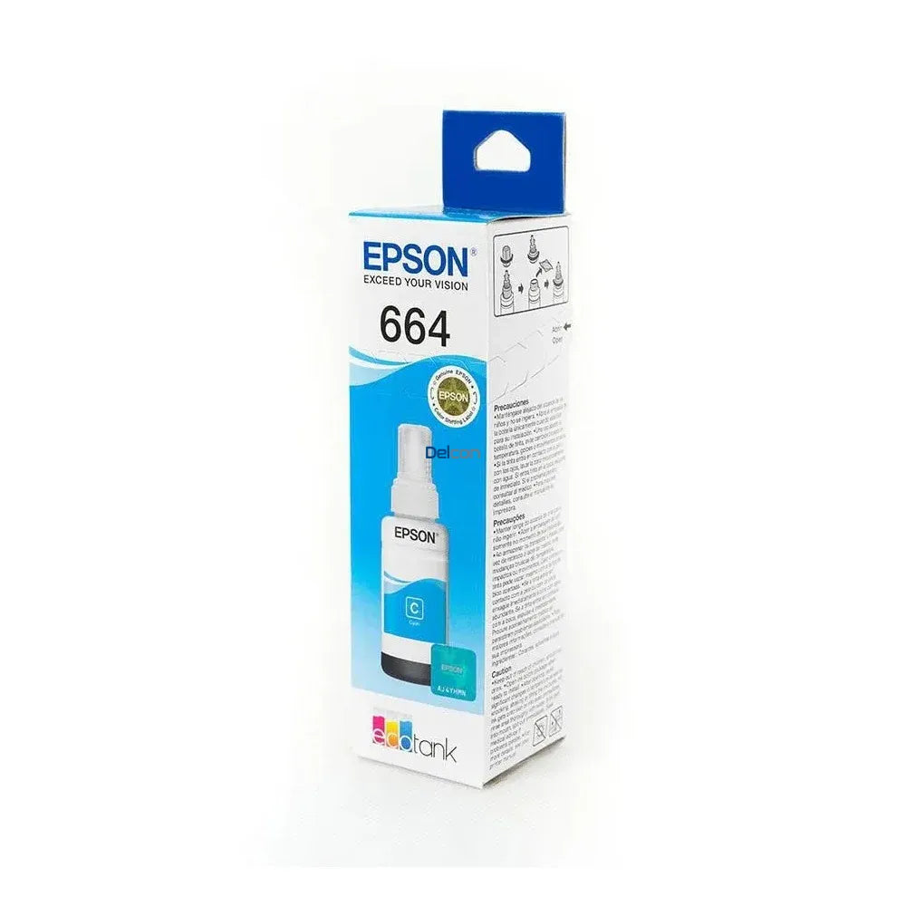 Tinta Epson T664220-al L 210/365/555 Cyan