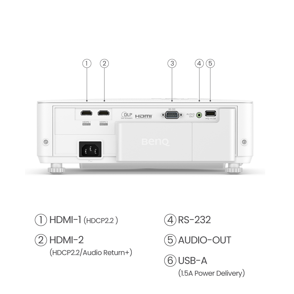 Proyector BenQ TK700 4K UHD Gaming 3200 Lumenes