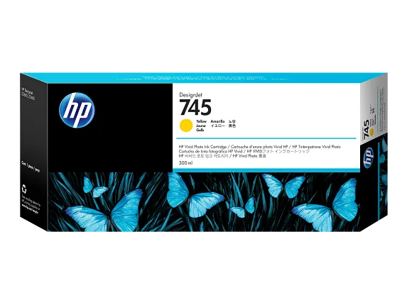 Tinta HP 745 F9K02A yellow 300 ml